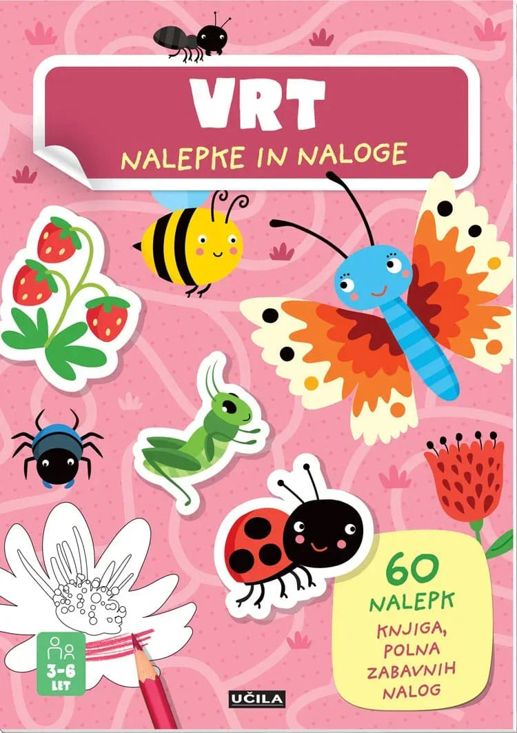 Učila - Vrt - Knjiga z nalepkami