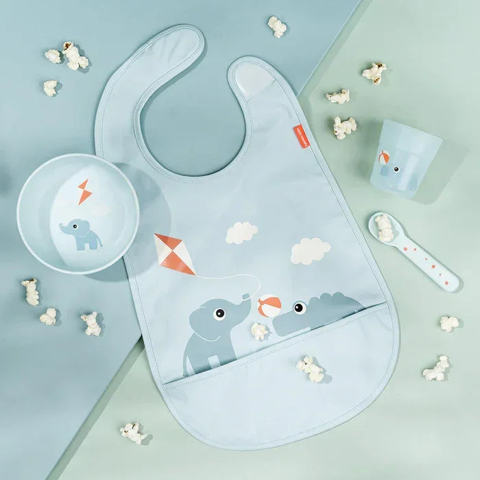 Done by Deer - Playground bib - Blue