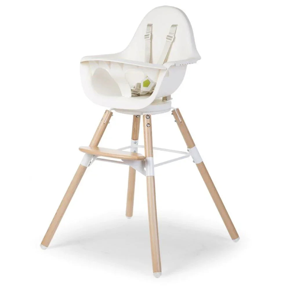 Childhome - Otroški stol Evolu ONE 80° - White/Natural