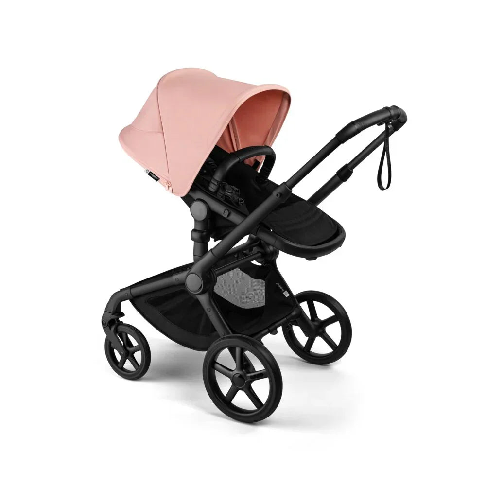 Bugaboo - Otroški voziček Fox 5 Renew Black/Heritage Black - Morning Pink (2v1)