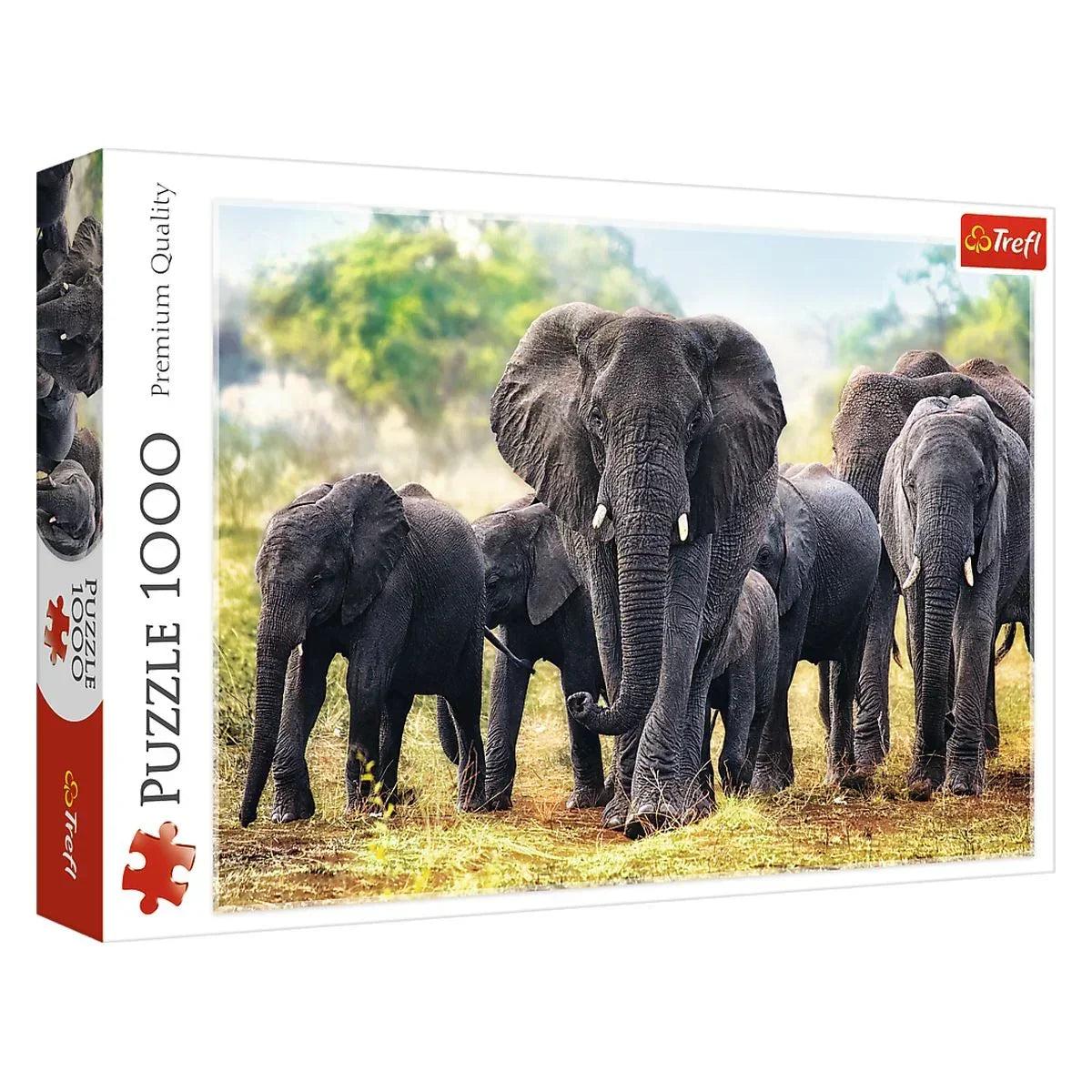 Trefl - Sestavljanka - Afriški sloni (1000 kosov)