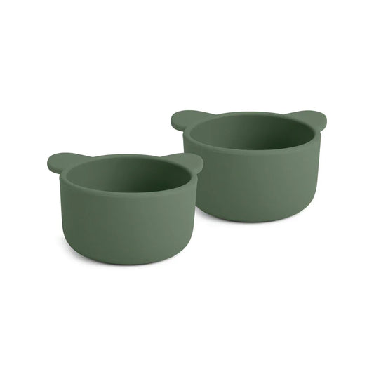 Nuuroo - Posodica za prigrizke - Dusty green (2 kosa)