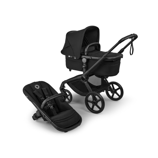 Bugaboo - Otroški voziček Fox 5 Renew Travel - Heritage Black (4v1) - K14093 Luxbaby