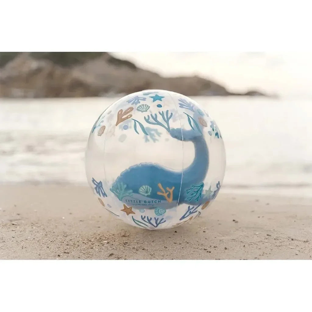 Little Dutch - Napihljiva 3D žoga - Ocean Dreams Blue