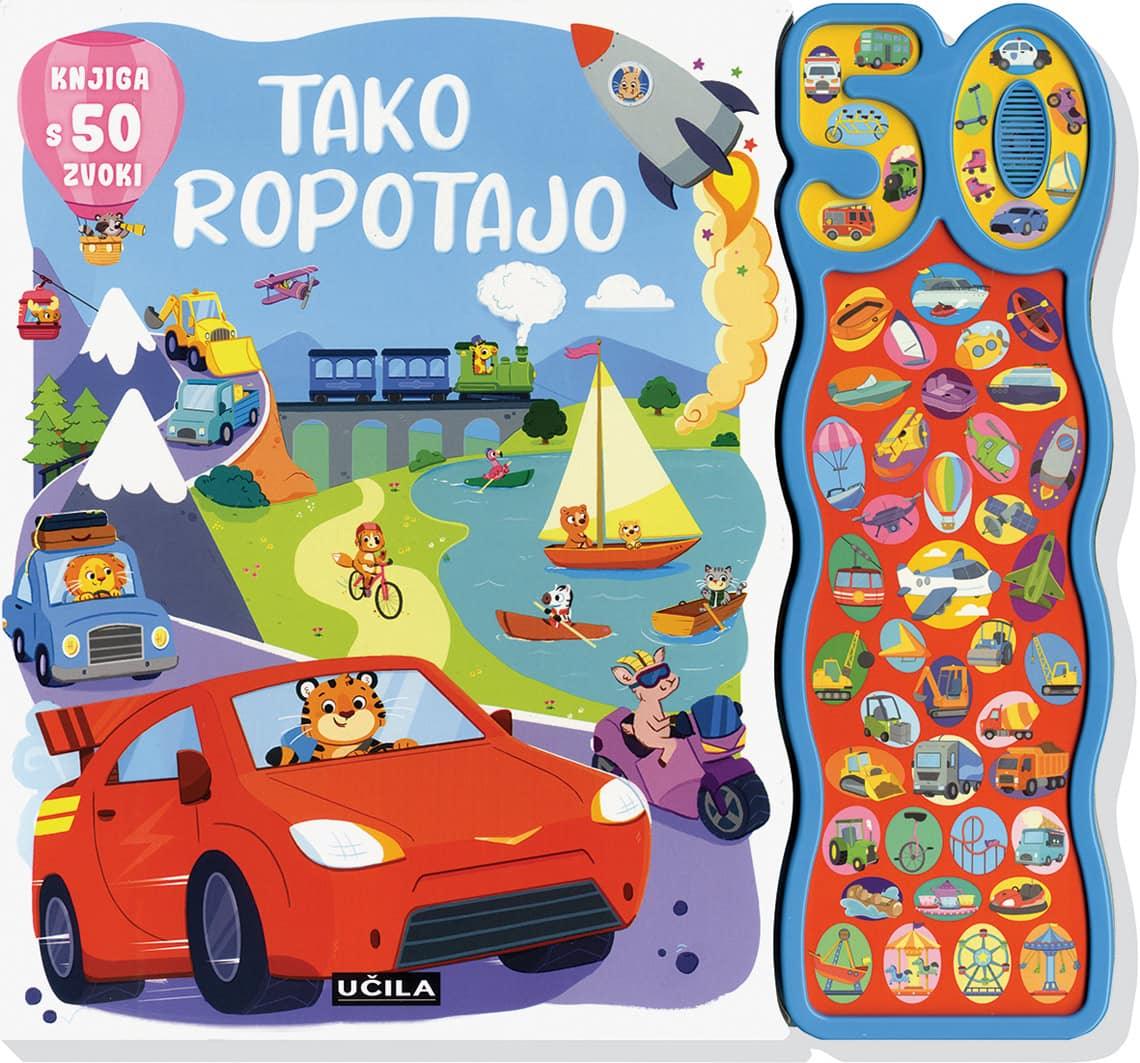 Učila - Tako ropotajo - Knjiga s 50 zvoki - U007283 Luxbaby