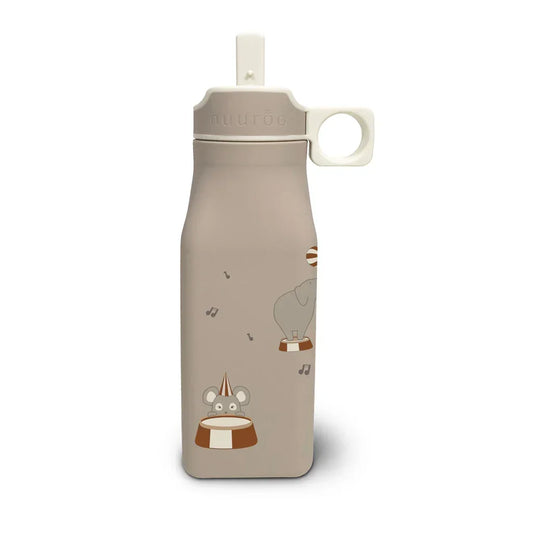 Nuuroo - Storm silikonska steklenička - Cream carnival train 450ml