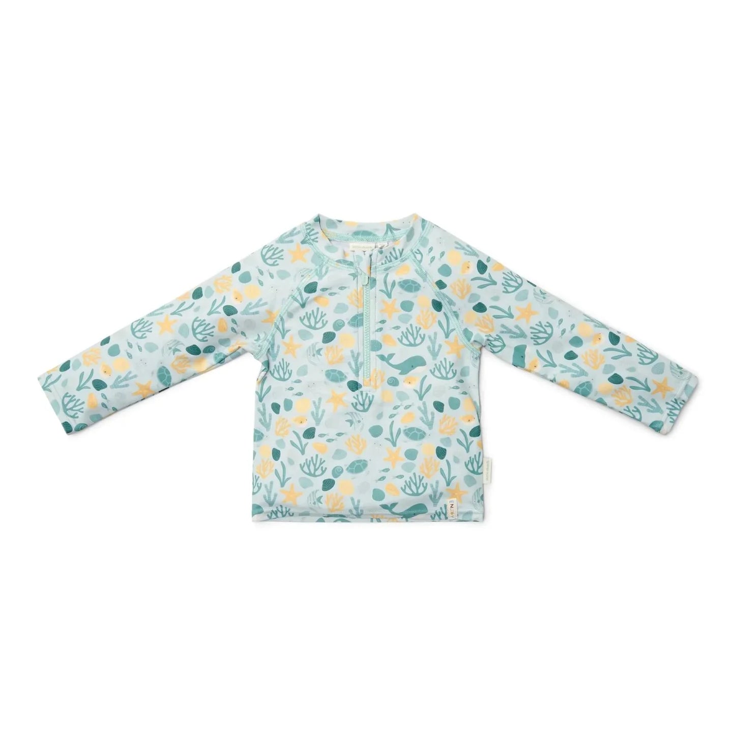 Little Dutch - Otroška kopalna majica z dolgimi rokavi - Sunny Yellow