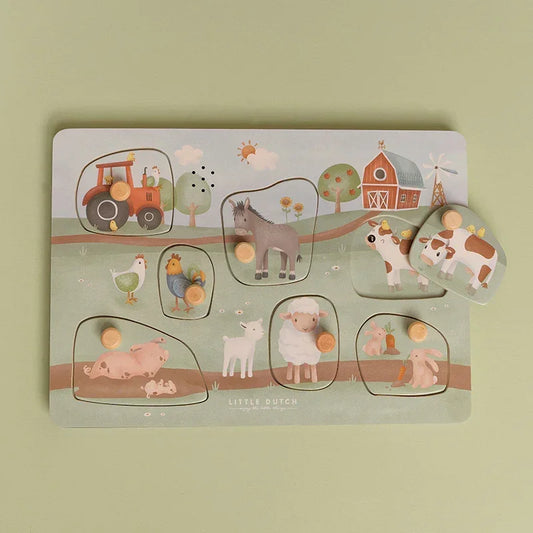 Little Dutch - Lesena zvočna sestavljanka - Little Farm