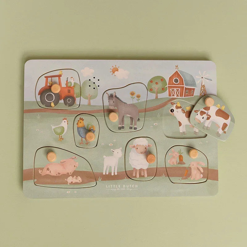 Little Dutch - Lesena zvočna sestavljanka - Little Farm