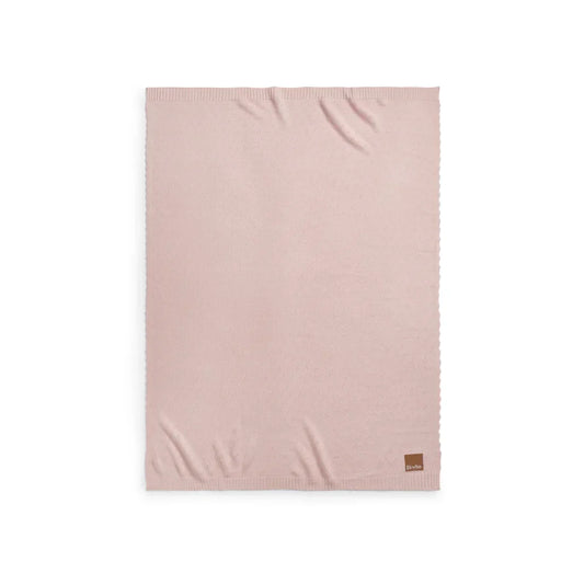 Elodie - Pletena odejica Pointelle - Misty Pink
