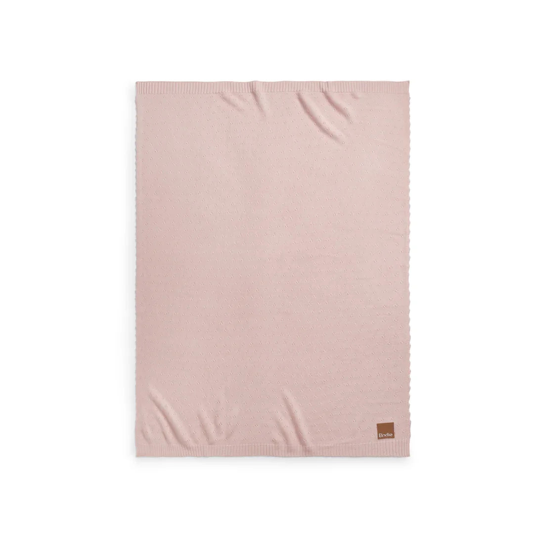 Elodie - Pletena odejica Pointelle - Misty Pink - E13748 Luxbaby