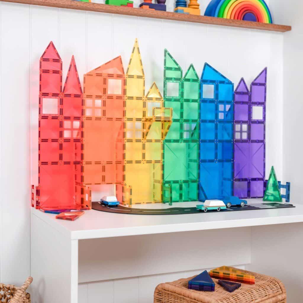 Connetix - Magnetne ploščice - Rainbow Creative Pack (102 kosa)