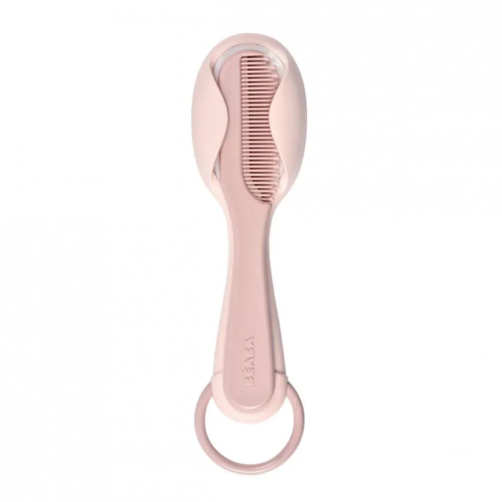 Beaba - Glavniček in krtača Baby - Old Pink