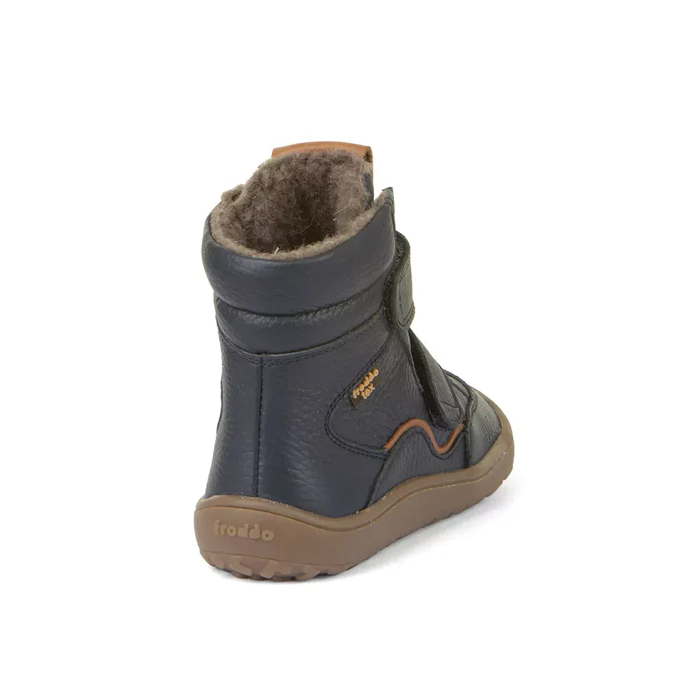 Froddo - Otroški bosonogi škornji Tex Winter - Dark Blue (G3160232)