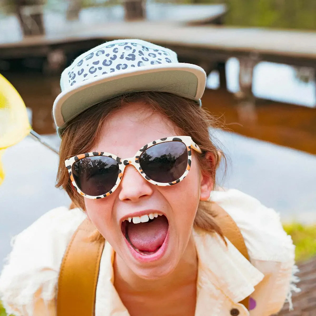 Ki et La - Otroška sončna očala Buzz - Cream Leo - BU4SUNCREAMLEO Luxbaby