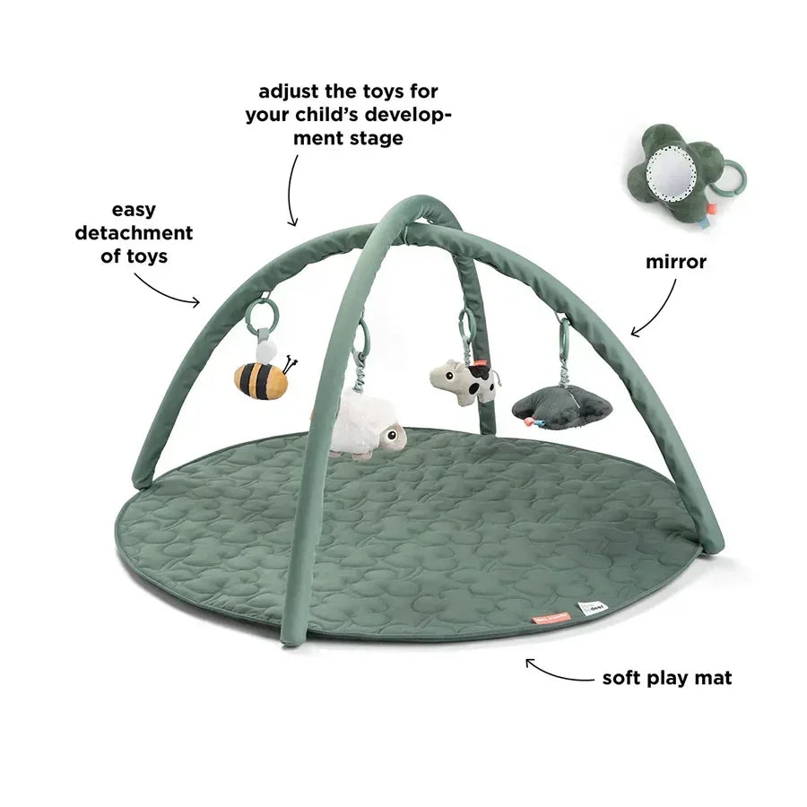 Done by Deer - Mala podloga za igru s aktivnostima na farmi - Zelena