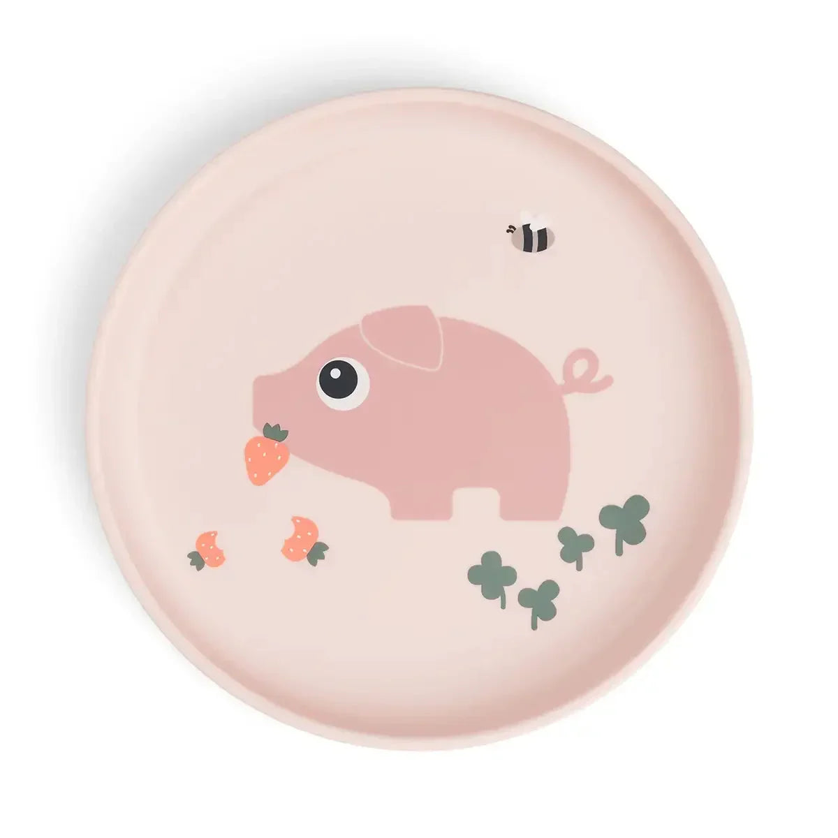 Done by Deer - Foodie Tiny farm children's plate - Powder