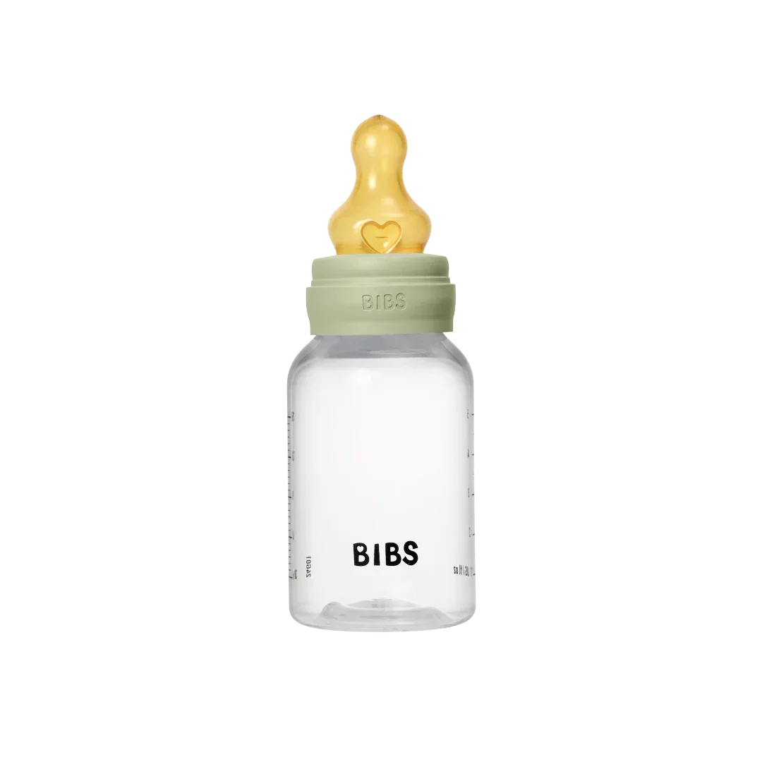 BIBS - Otroška steklenička 150 ml, lateks - Sage (počasen pretok)
