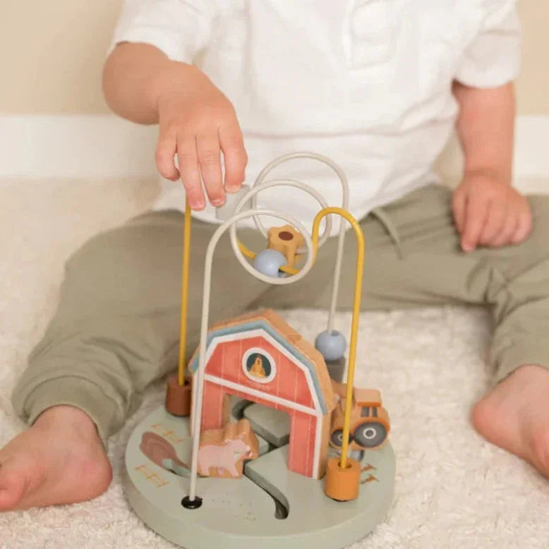 Little Dutch - Aktivna lesena spirala - Little Farm - LD7133 Luxbaby