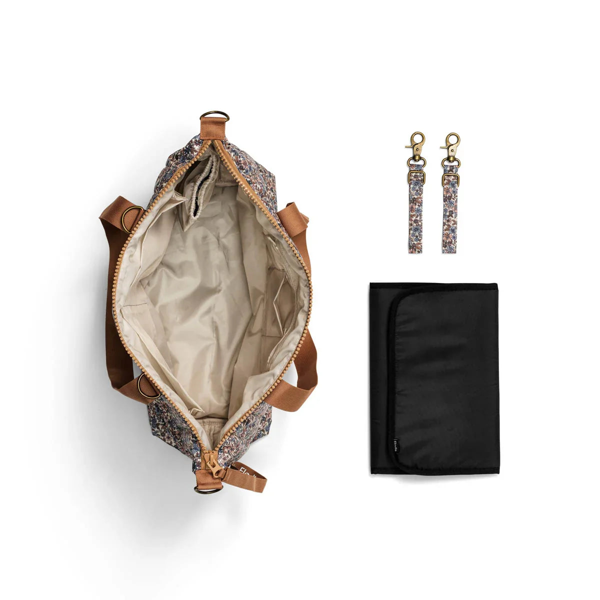 Elodie - Športna previjalna torba - Blue Garden - E12104 Luxbaby