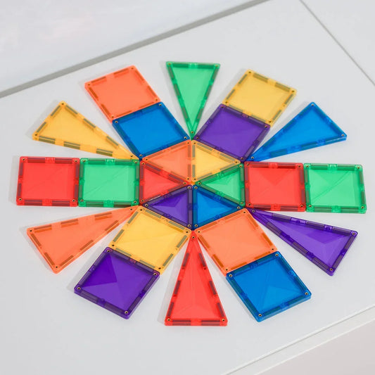 Connetix - Magnetne ploščice - Rainbow Mini Pack (24 kosov)