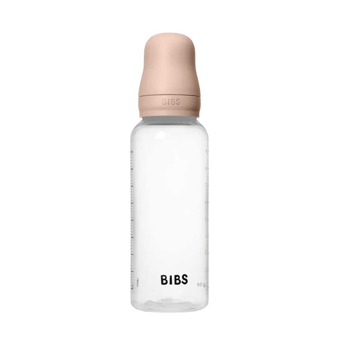 BIBS - Otroška steklenička 270 ml, silikon - Blush (srednji pretok)