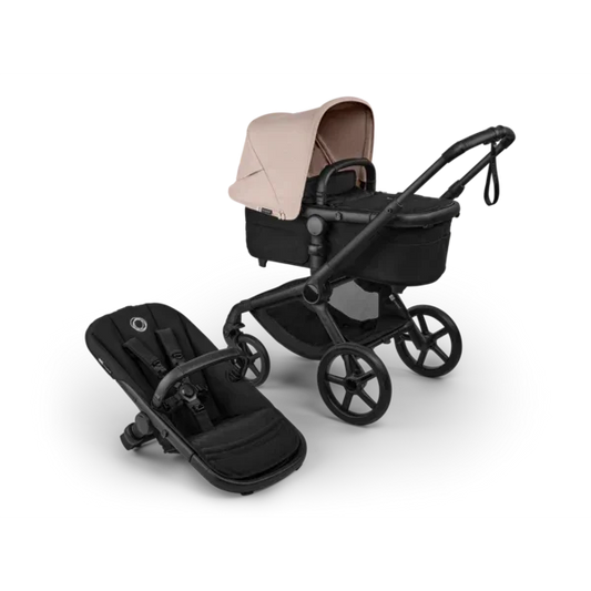 Bugaboo - Otroški voziček Fox 5 Renew Black/Heritage Black - Desert Taupe Melange (2v1)