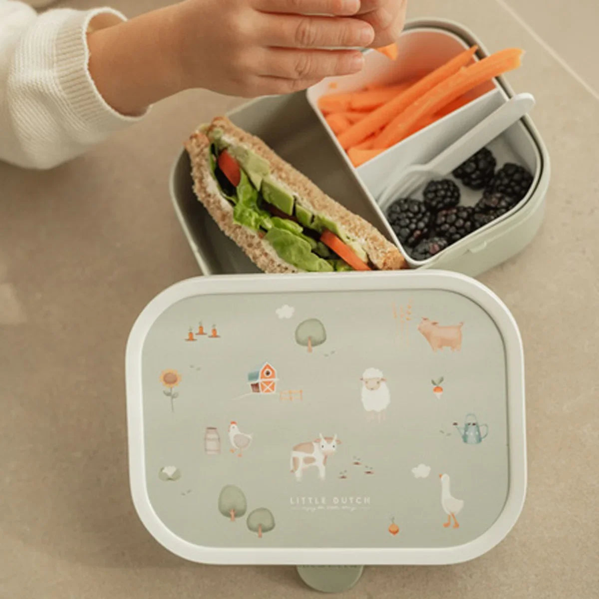 Little Dutch - Posodica za malico - Little Farm - 107440065399 Luxbaby