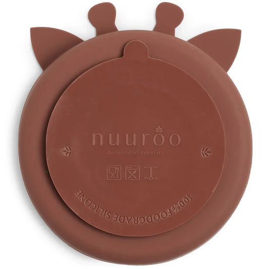 Nuuroo - Krožnik z vakuumskim dnom Orla - Mahogany