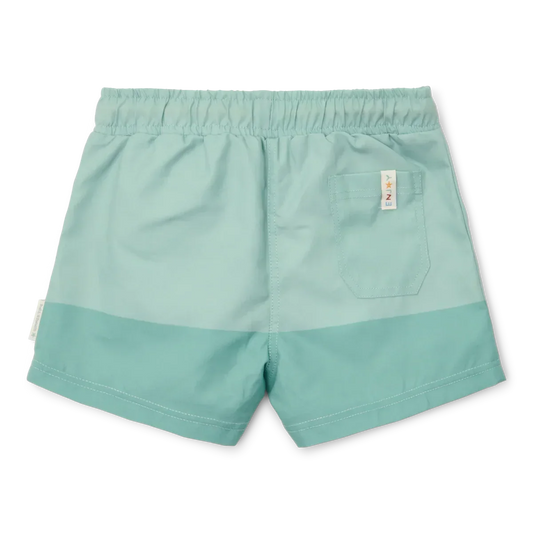 Little Dutch - Otroške kopalke - Seashells Surf Blue