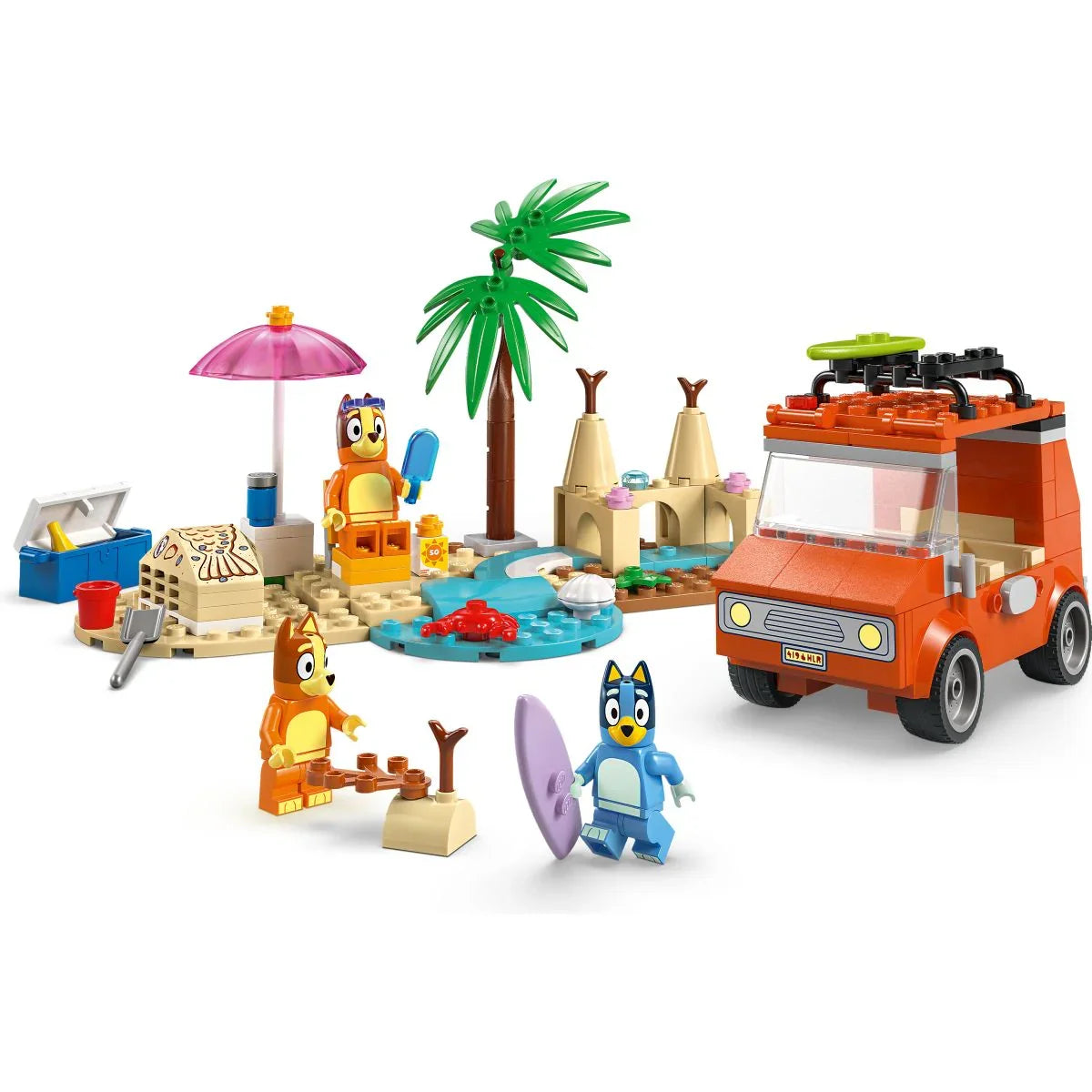 Lego - Blueyjina plaža in izlet z družinskim avtomobilom - L1268318 Luxbaby