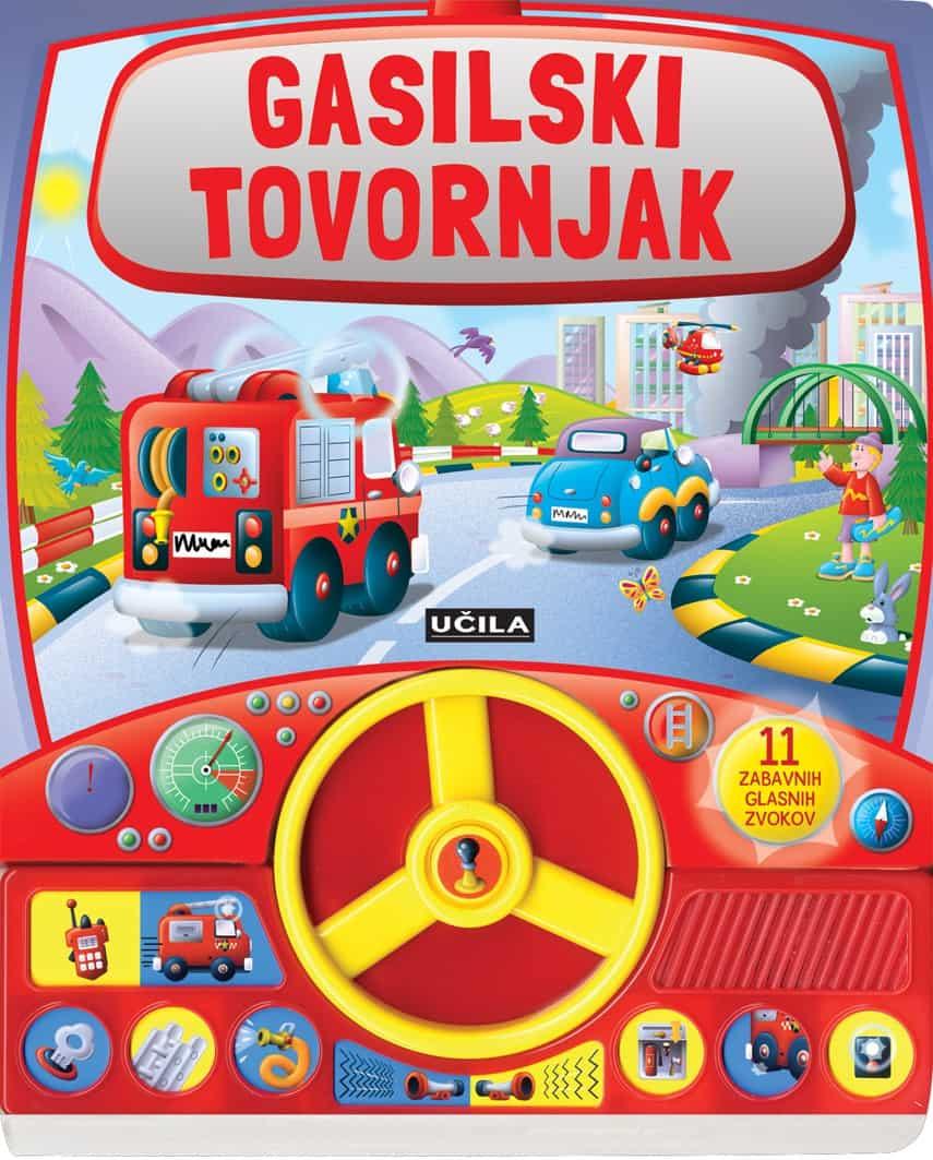Učila - Gasilski tovornjak - Knjiga z 11 zvoki - U006112 Luxbaby