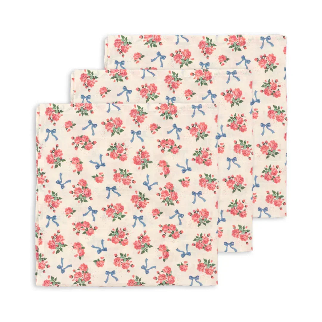 Konges Sløjd - Komplet 3 tetra pleničk - Bella Rosita