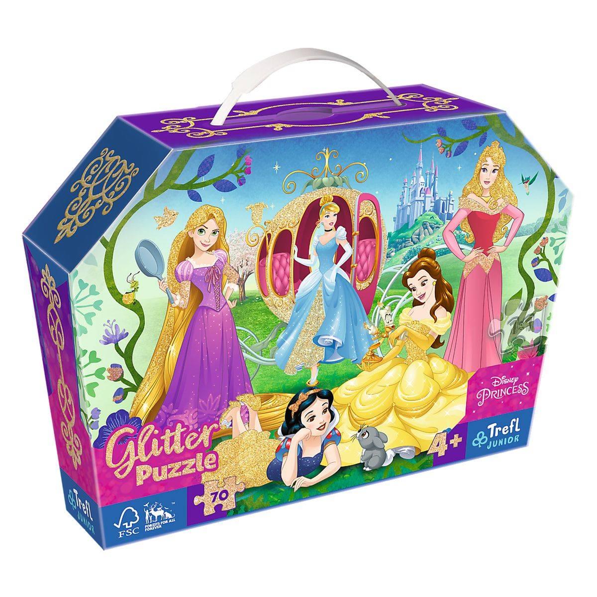 Trefl - Sestavljanka - Princesa z bleščicami (70 kosov) - T1173501 Luxbaby