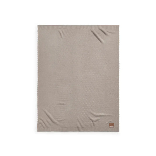 Elodie - Pletena odejica Pointelle - Tender Taupe