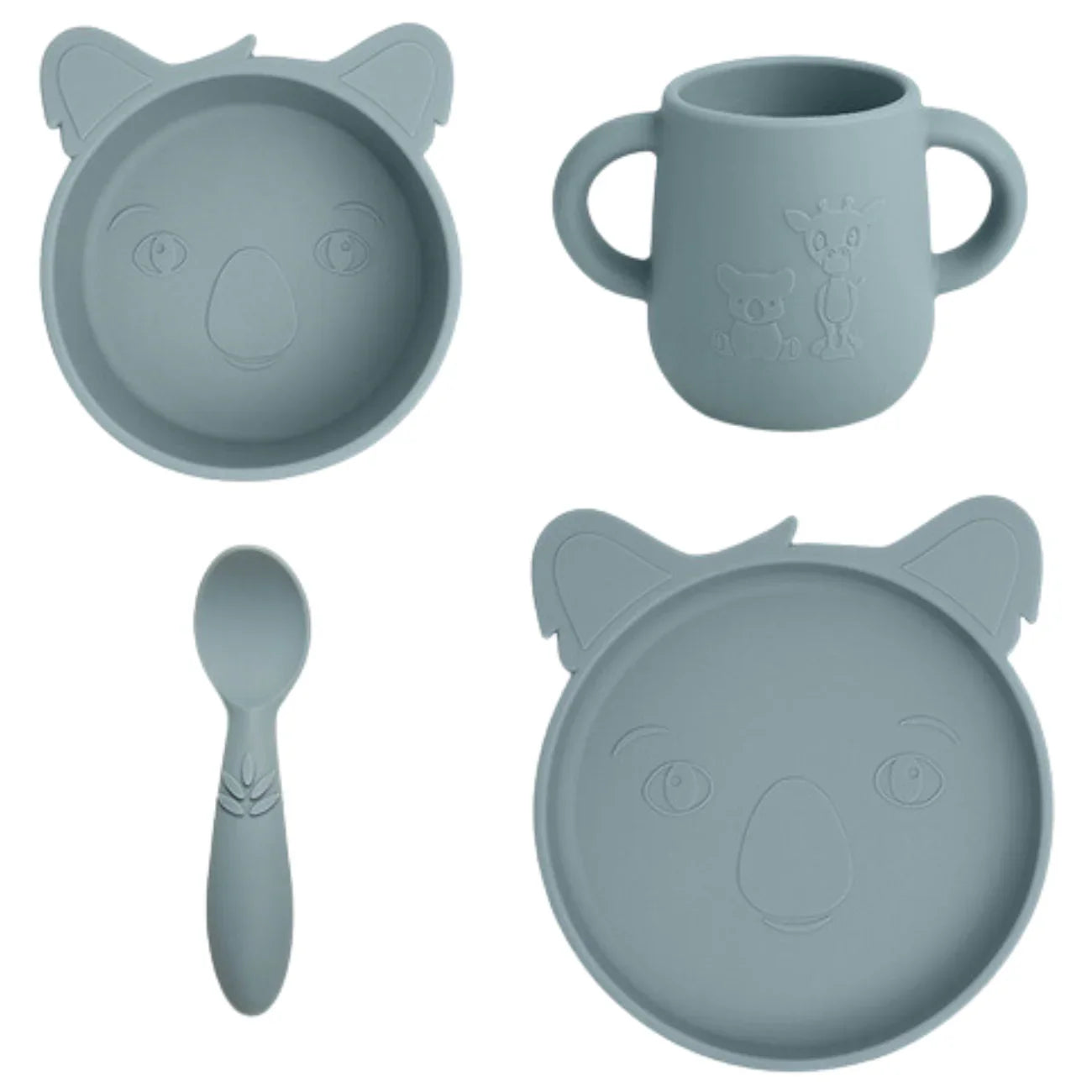 Nuuroo - Lykke 4-delni jedilni set Koala - Lead