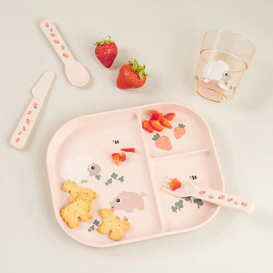 Done by Deer - Jedilni pribor Foodie Tiny farm - Powder
