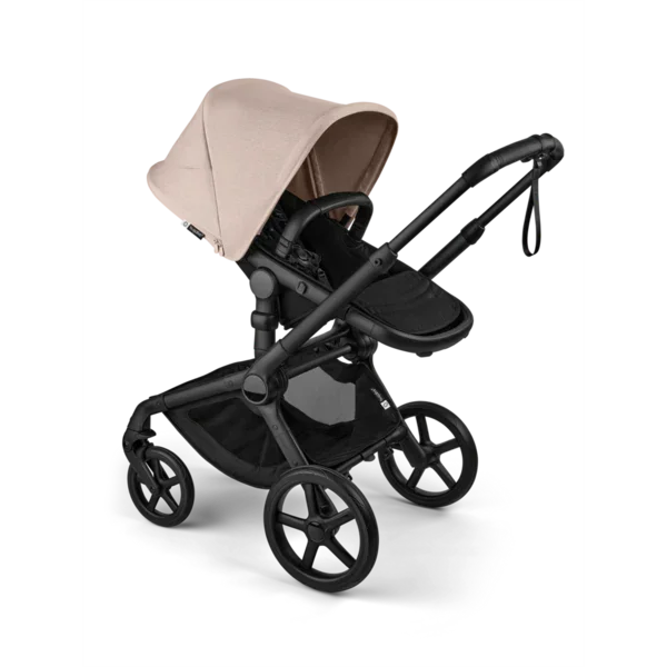 Bugaboo - Otroški voziček Fox 5 Renew Black/Heritage Black - Desert Taupe Melange (2v1)