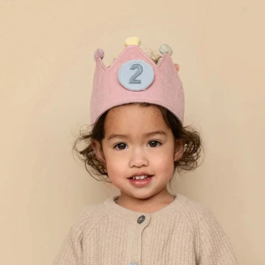 Little Dutch - Rojstnodnevna krona s številkami - Pink