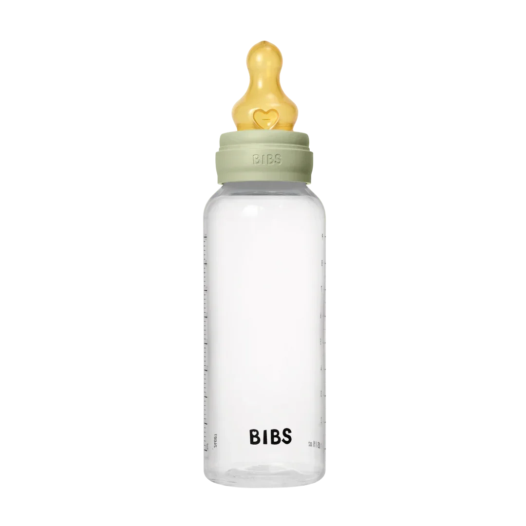 BIBS - Otroška steklenička 270 ml, lateks - Sage (srednji pretok)