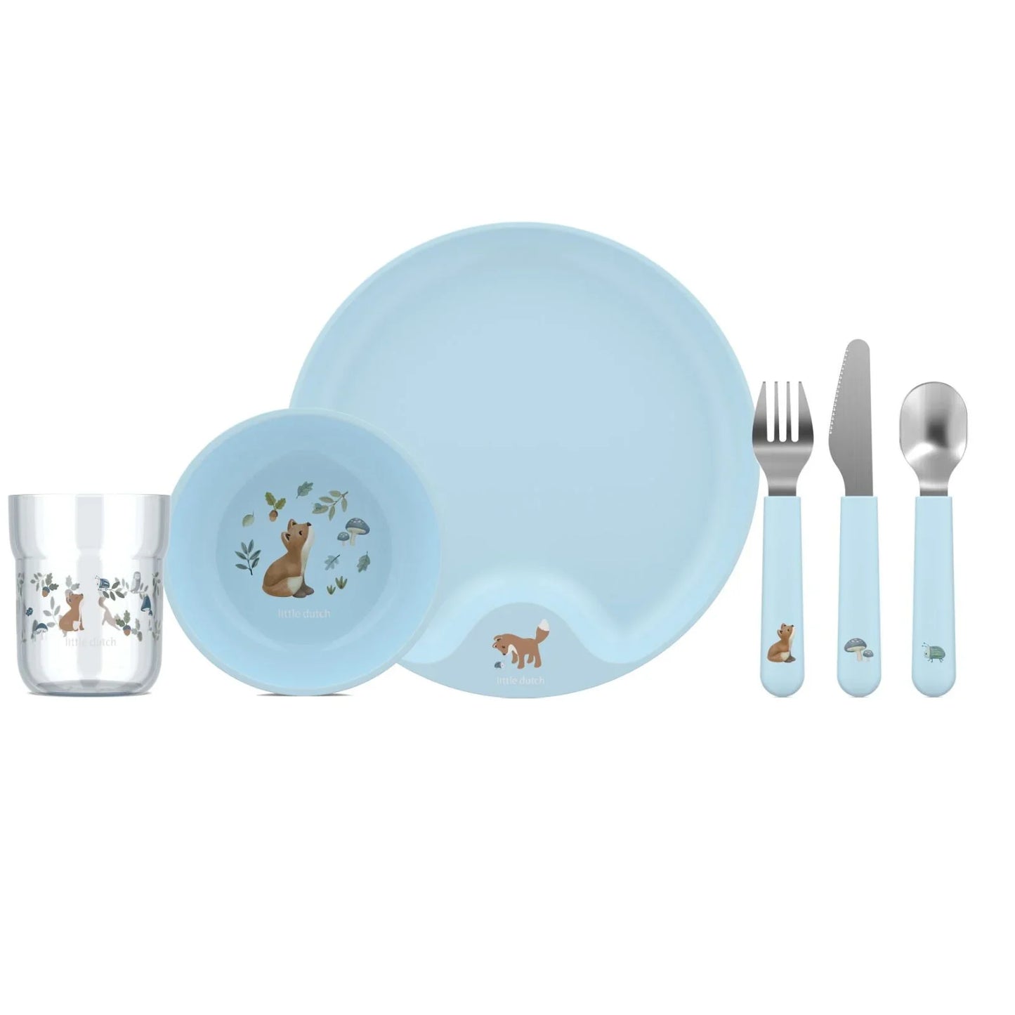 Little Dutch - 6-delni jedilni set - Forest Friends - LD108041065408 Luxbaby