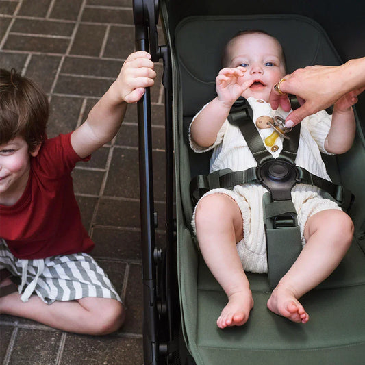 Bugaboo - Otroški voziček Butterfly 2 - Black/Forest Green