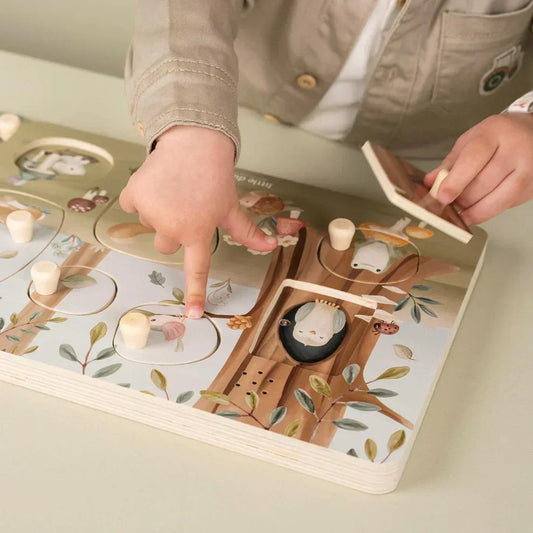 Little Dutch - Lesena zvočna sestavljanka - Forest Friends