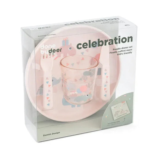 Done by Deer - Jedilni set Foodie Celebration - Powder