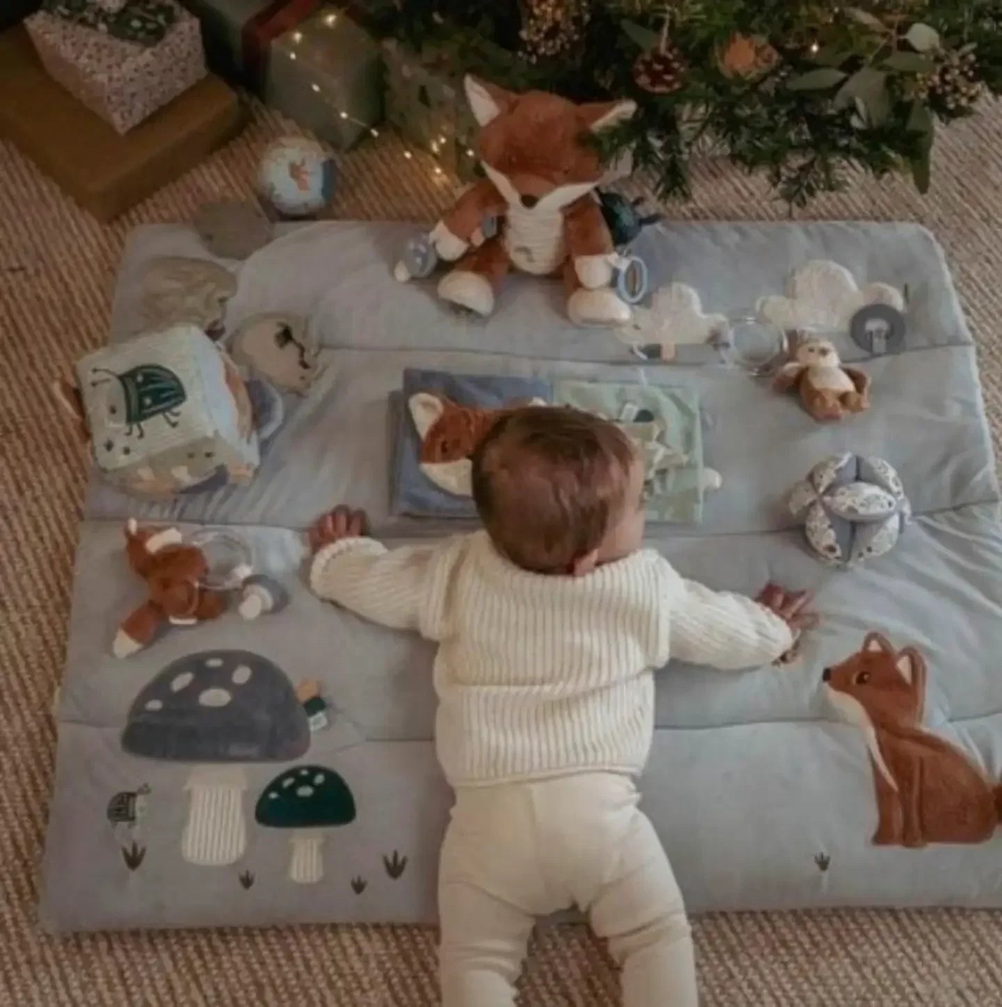 Little Dutch - Igralna podloga - Forest Friends (75x95cm)