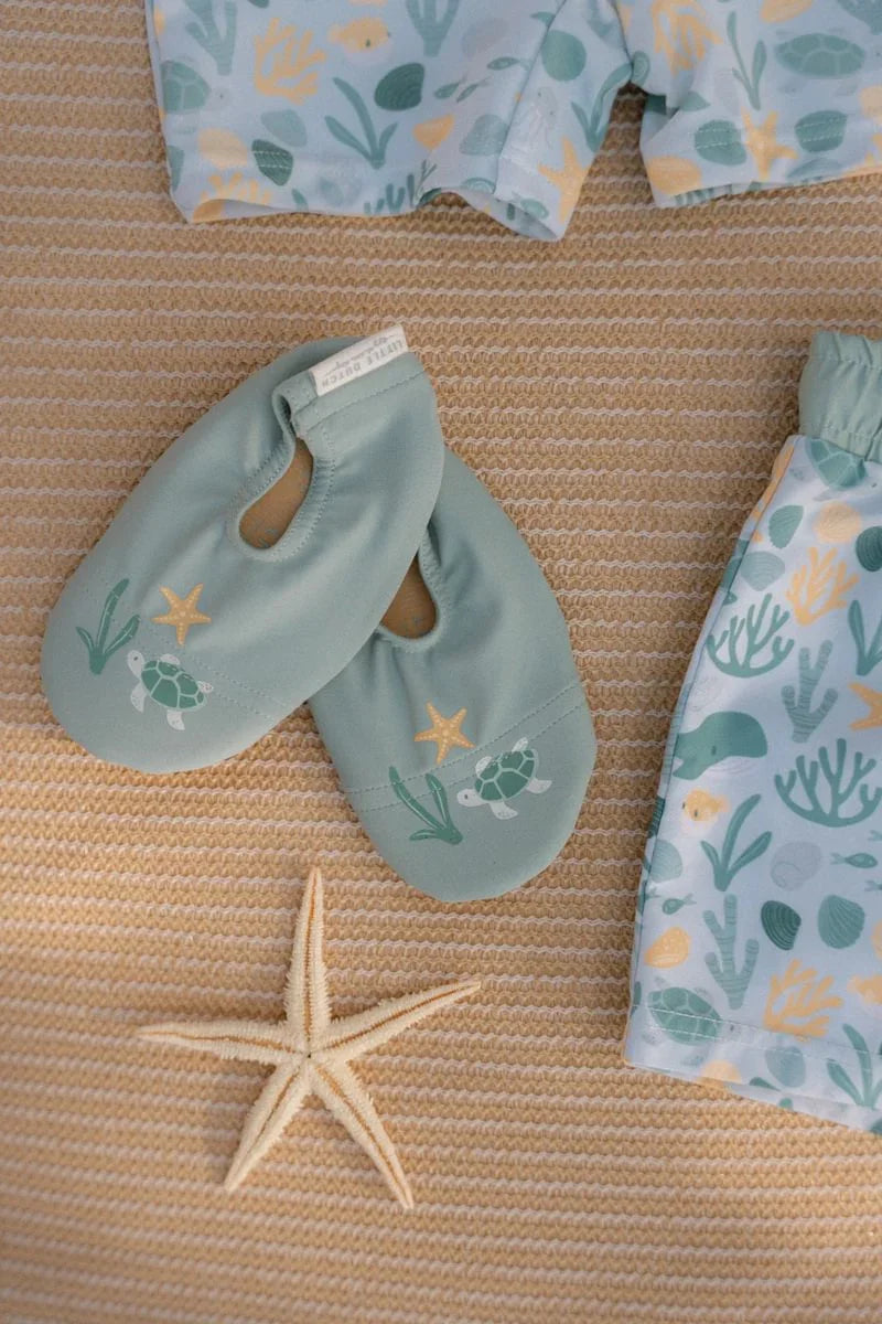 Little Dutch - Čevlji za v vodo - Seashells Surf Blue - CL25038957 Luxbaby