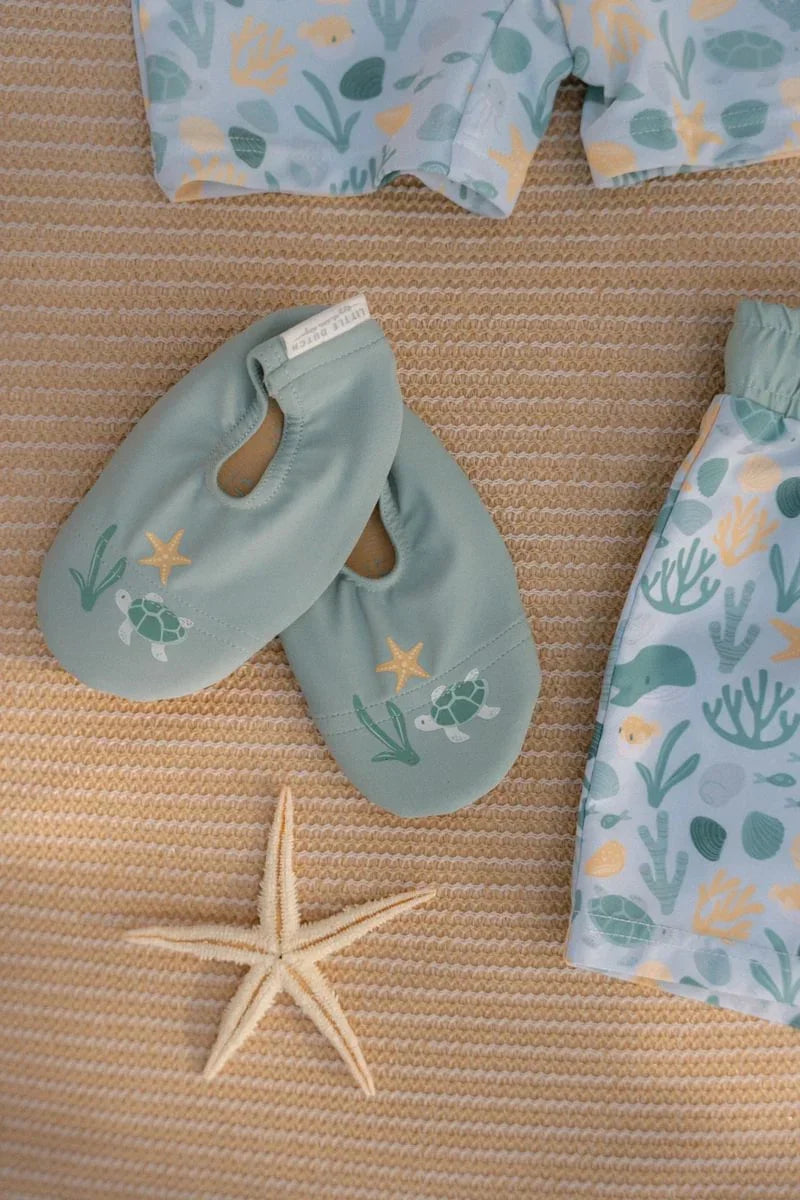 Little Dutch - Čevlji za v vodo - Seashells Surf Blue