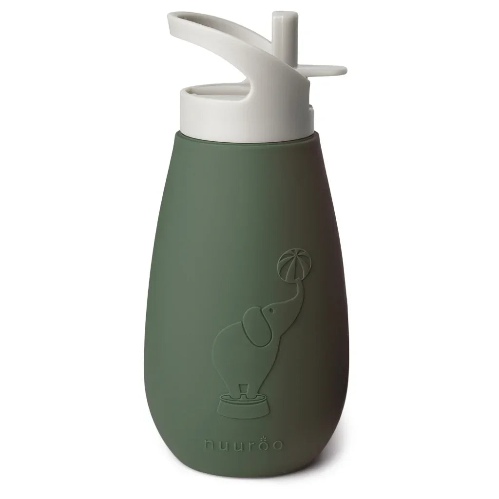 Nuuroo - Pax silikonska steklenička - Dusty Green 350ml