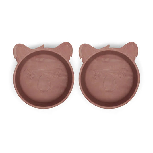 Nuuroo - Alex Silikonske skledice Koala - Red mix (2 kosa) - NU290R Luxbaby