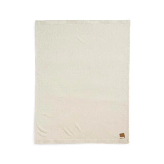 Elodie - Pletena odejica Pointelle - Creamy White